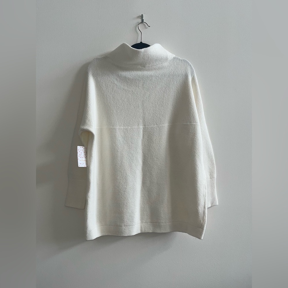NWT Free People Ecru Ottoman Slouchy Tunic - Picture 2 of 3